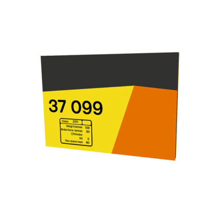 37099 Colas Number and Data Panel Sign