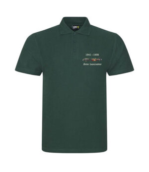 Classic Military Aircraft Embroidered Polo Shirt
