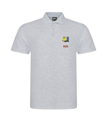 Class 50 Large Logo Loco Number and Name Heather Grey Polo