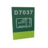 Class 35 D7037 Data Panel Br Green Metal Sign