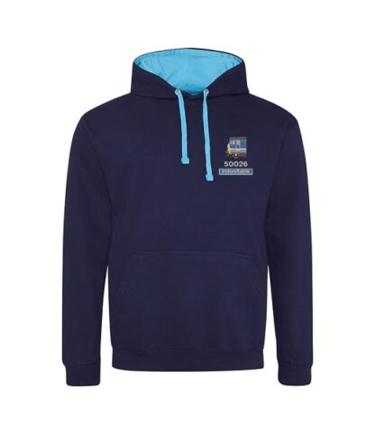 Class 50 50026 NSE Revised Navy Blue And Hawaiian Blue hoodie