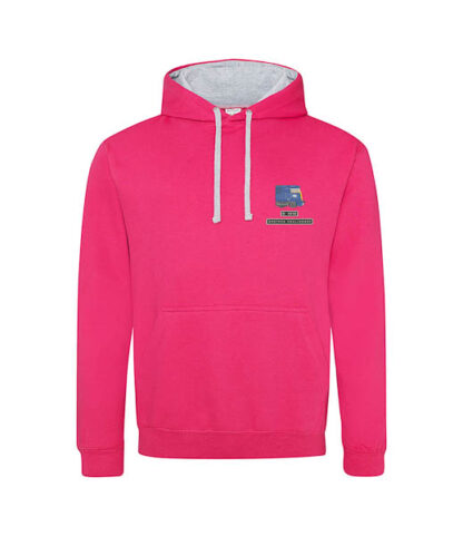 Class 52 BR Blue Pink and Heather Grey Hoodie