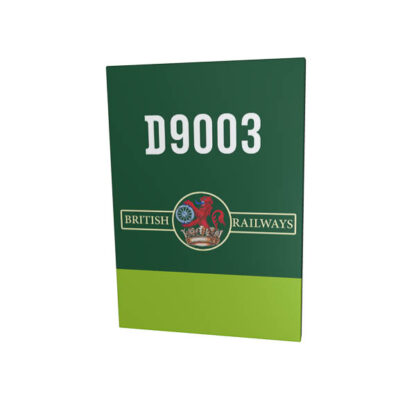 Class 55 D9003 BR Green Metal Sign