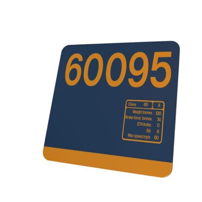 Class 60 60095 Data Panel coaster GBRF