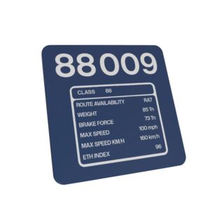 Class 88 88009 DRS Blue Data Panel