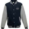 Classic British Aircraft Lightning Oxford Blue Varsity Jacket