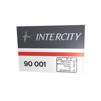 Class 90 Data Panel metal sign Intercity