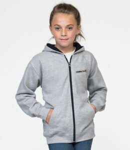 Childrens Zipped Hoodie Lancaster Classic Military Aircraft