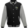 Class 40 D242 Flat Front BR Green Black Varsity Jacket Class 40 D242 Flat Front BR Green Black Varsity Jacket
