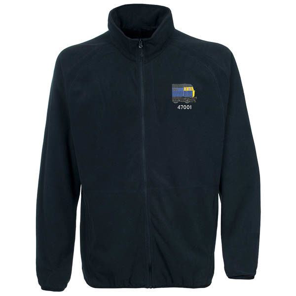 Class 47 47001 BR Blue Number and nameplate Fleece Navy Blue Class 47 47001 BR Blue Number and nameplate Fleece Navy Blue
