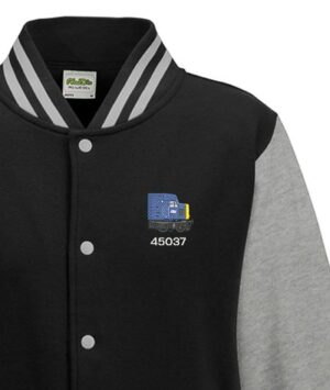 Class 45 45037 BR Blue Black Varsity Jacket snippet
