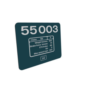 Class 55 Personalised Mouse Mat