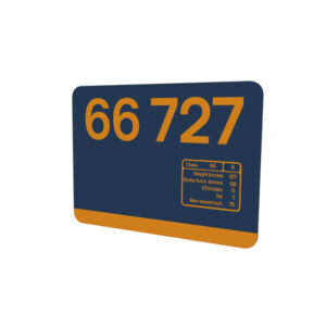 Class 66 GBRF Data Panel Personalised Mouse Mat
