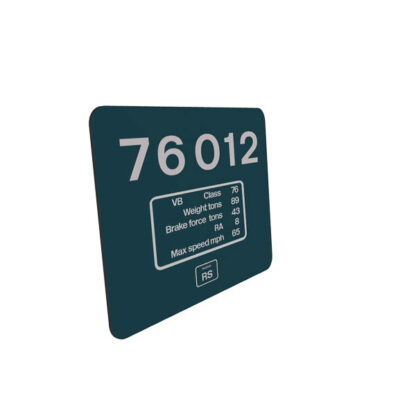 Class 76 BR Blue Data Panel Personalised Mouse Mat