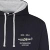 D-Day Spitfire Classic Military Aircraft Navy Blue Hoodie snippet