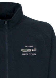 Hawker Typhoon Classic Military Aircraft Fleece Navy Blue snippet Hawker Typhoon Classic Military Aircraft Fleece Navy Blue snippet