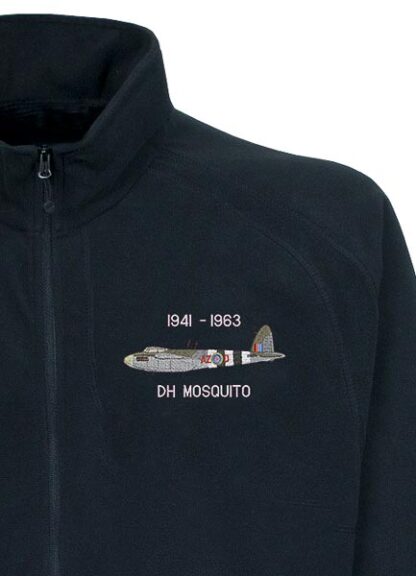Mosquito Classic Military Aircraft Fleece Navy Blue snippet