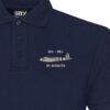 Mosquito Classic Military Aircraft Navy Blue Polo snippet