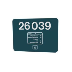 Class 26 26039 BR Blue Data Panel mouse mat
