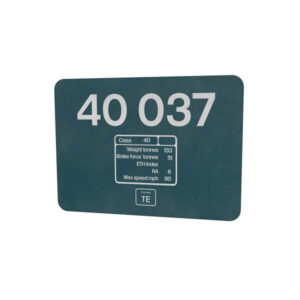 class 40 40037 weathered data panel mouse mat