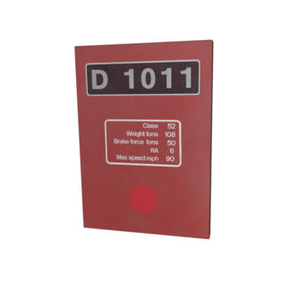 Class 52 Loco Data Panel Gifts