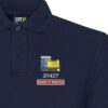 Class 37 Large Logo Navy Blue Polo snippet