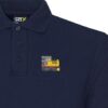 Class 37 Red Stripe Railfreight Navy Blue Polo snippet