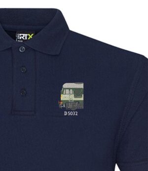 Class 24 Two Tone BR Green Navy Blue Polo Snippet