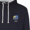 Class 35 Hymek BR Blue Navy Blue Hoodie Snippet