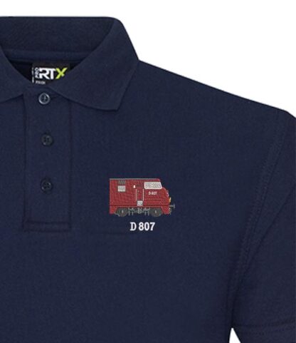 Class 42 Warship Western Maroon Navy Blue Polo Snippet