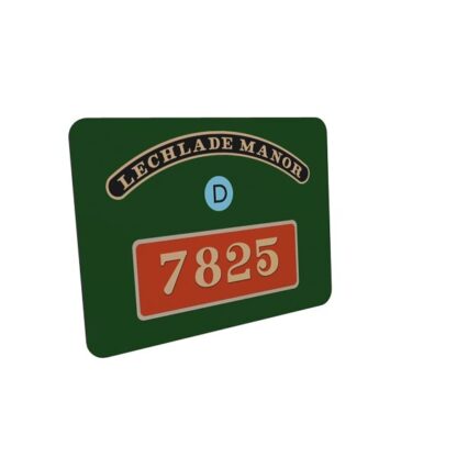 7825 Lechlade Manor GWR Green Steam Loco Number Panel Mousemat