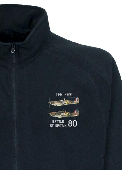 Battle of Britain 80 The Few Navy Blue Fleece snippet