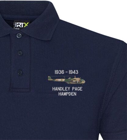 44 Squadron HP Hampden Blue Polo Snippet