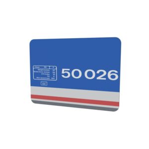 50026 NSE revised data panel fridge magnet