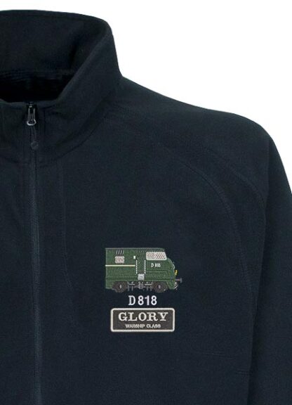 Class 42 D818 BR Green Navy Blue Fleece snippet