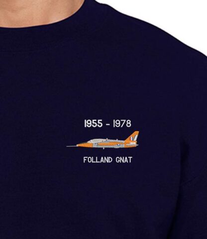 Folland Gnat Navy Blue Sweatshirt Snippet