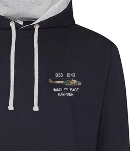 Hampden 44Sqn Navy Blue Hoodie Snippet