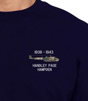 Hampden Navy Blue Sweatshirt Snippet