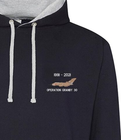 16 Sqn Tornado Operation Granby Navy Blue Hoodie Snippet