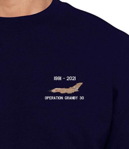 16 Sqn Tornado Operation Granby Navy Blue Sweatshirt Snippet