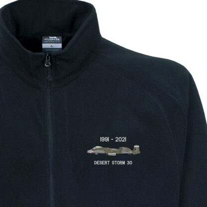 81FS A-10 Desert Storm Navy Blue Fleece Snippet