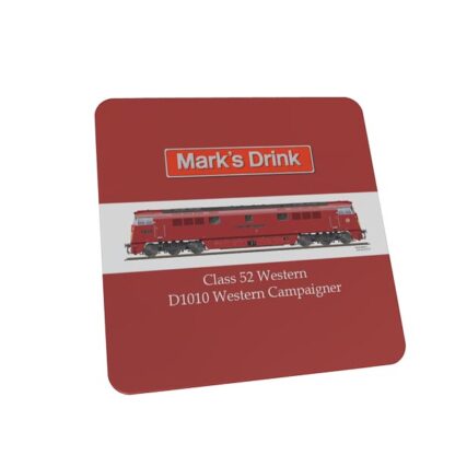 Class 52 personalised coaster