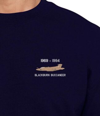 12 Sqn Buccaneer CMA Desert Navy Blue Sweatshirt Snippet