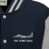 F15 335 TFS CMA Oxford Blue Varsity Jacket snippet F15 335 TFS CMA Oxford Blue Varsity Jacket snippet