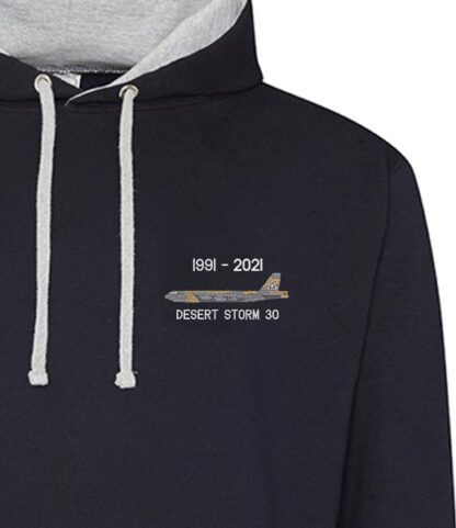 B52G Desert Storm Navy Blue Hoodie