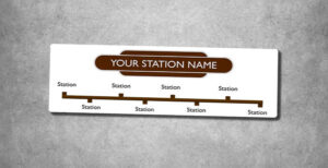 Your Words Station Totem Sign
