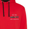 101 Sqn Lancaster Red Black Hoodie