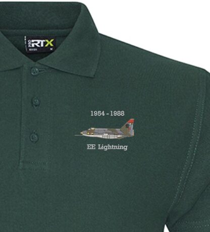 11 Sqn Lightning Green polo