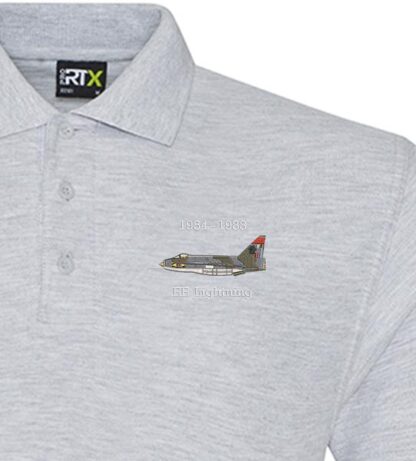 11 Sqn Lightning heather grey polo