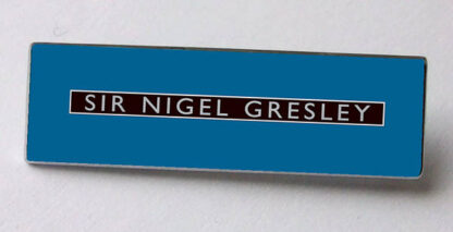 60007 nameplate Pin Badge